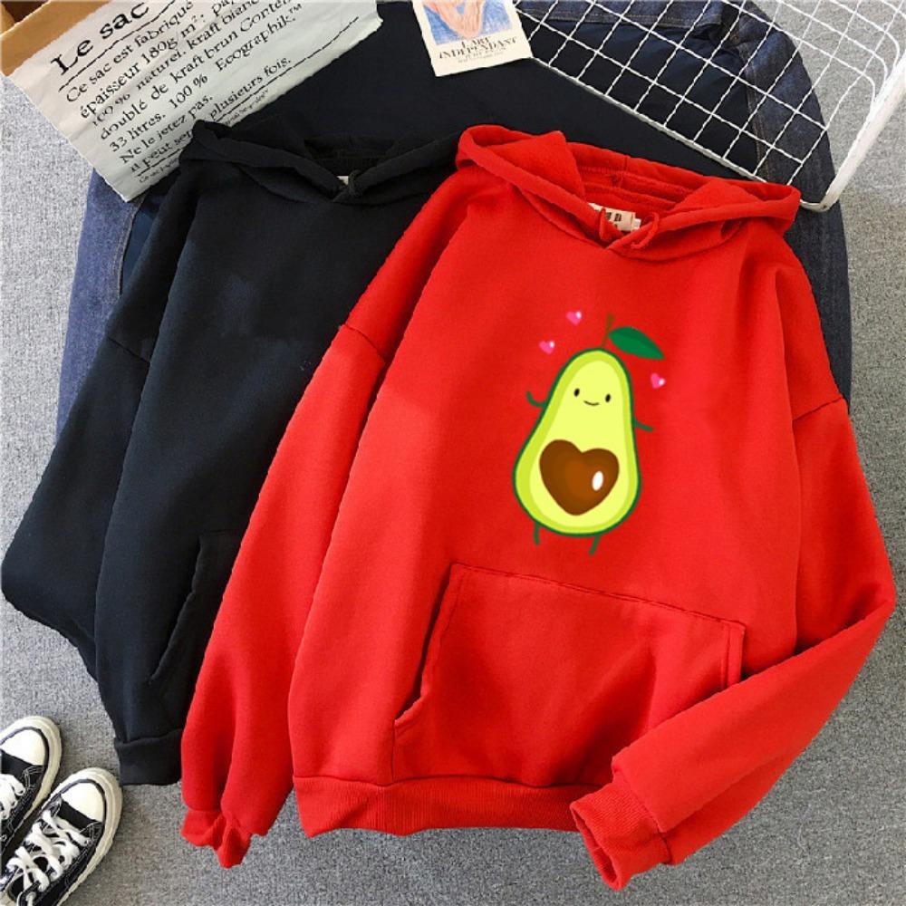 Autumn and winter new women's casual style versatile printing style pattern hooded sweater jacket