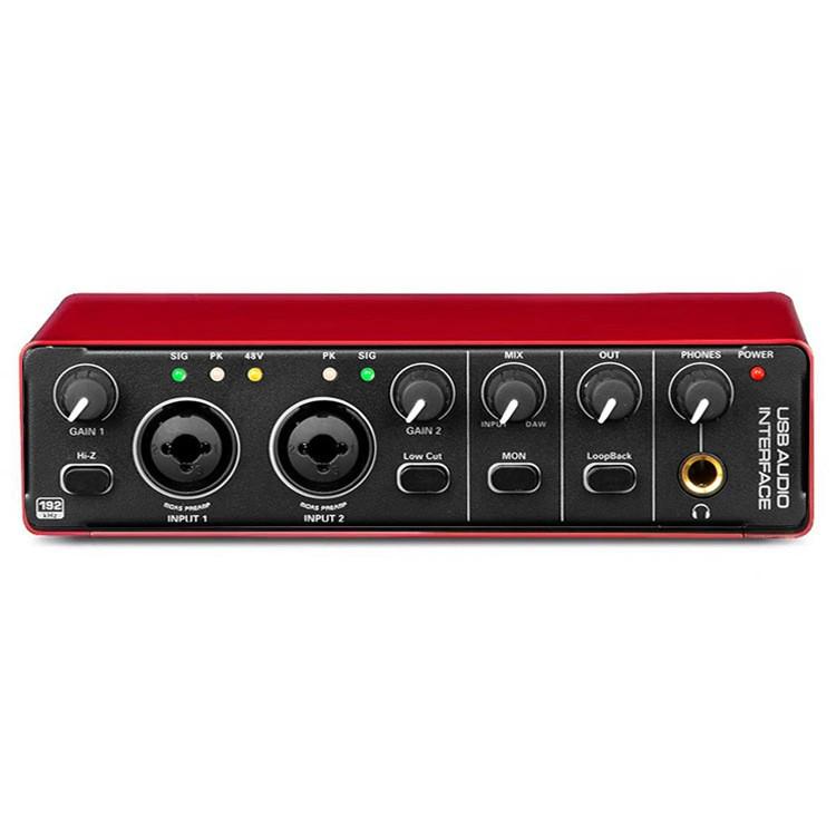 Professionelle 192KHz Soundkarte und OTG-Mischpult für Aufnahme und Musikproduktion