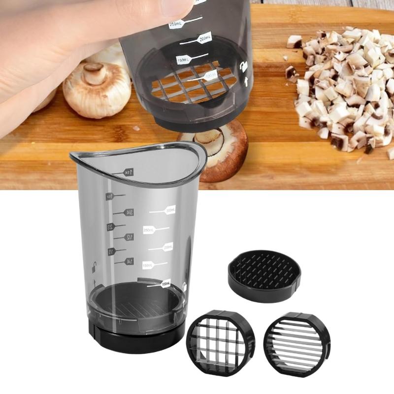 Portable Cup Slicers Manual Vegetable Food Chopper Efficient Fruit Strawberry Slicers Cup Fruit and Vegetable Slicing Tool