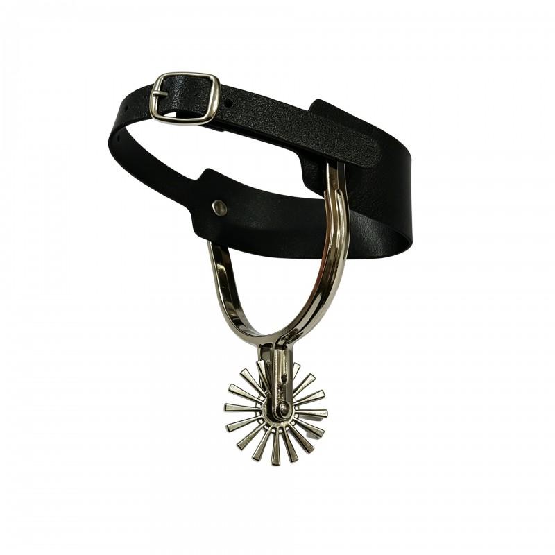 Adjustable Alloy Spur Straps With Gear Mechanism Equestrian Riding Horse Tack Equipment