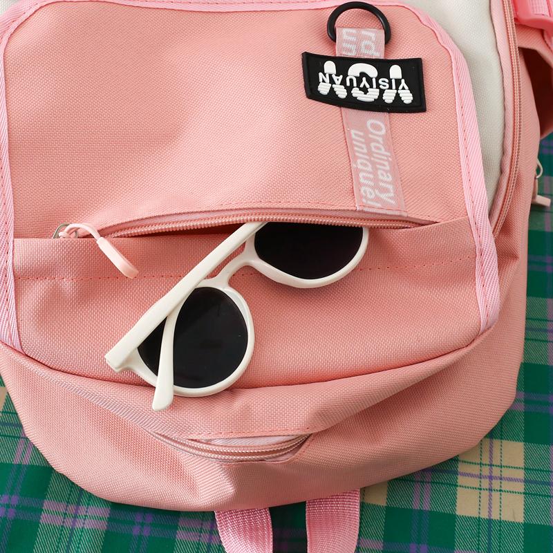 Vierteiliger Schulrucksack für Damen