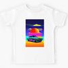 Car At Sunset Kids T-Shirt