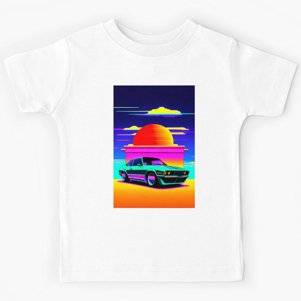 car at sunset Kids T-Shirt 160