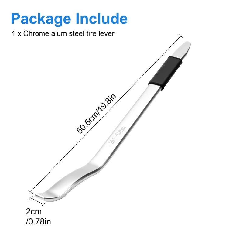 Łyżka do opon Podnośnik stopki 20 cali Dźwignia do montażu/demontażu Łom Podważak do felgi Narzędzie do wymiany opon