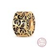 Gilded Elegant 925 Silver Leopard Butterfly Firefly Charms Beads Fit Bracelet DIY Wedding Party Fine Jewelry Gift