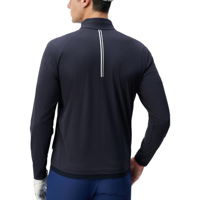 Fila Golf Serie Bequeme Weiche Gestrickte Langarmjacke Herrenjacken Legendary-Blue A11M445504F-NV