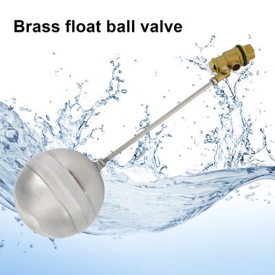 1/2" Male Thread Float Ball Valve Floating Ball Stainless Steel Water Sensor