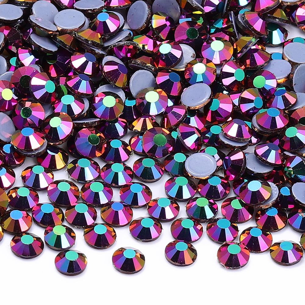 Hotfix Glass Rhinestone Crystal AB Effect High Quality Rhinestones Bulk Crystals Stones Garment Accessories for Clothing
