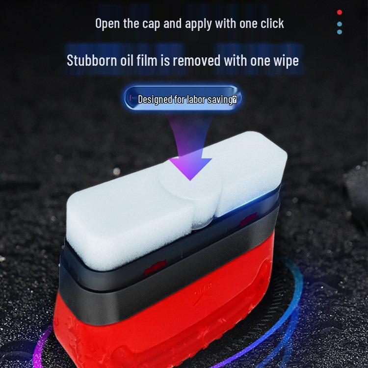 Red Strong Glass Oil Film Cleaning Wipe for Windshield, Windows, and Mirrors