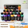 Zhongzhuo 24-kleuren 60ml Acrylverf Set voor Banden en Kunst Schilderen DIY