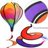 Garden Wind Spinner Balloon Colorful Rotating glitter Rainbow Windmill Pendant Hanging Hot Air Balloon Ornament