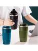 Stainless Steel Coffee Cup Double Layer Vacuum Insulation Cup Office Mug Outdoor Portable Car Water Cups Fashion Mug