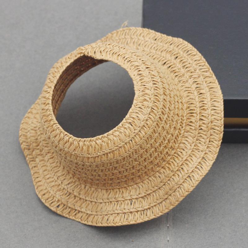 Pendant Doll Dress Accessories Doll Empty Top Opening Woven Straw Hat