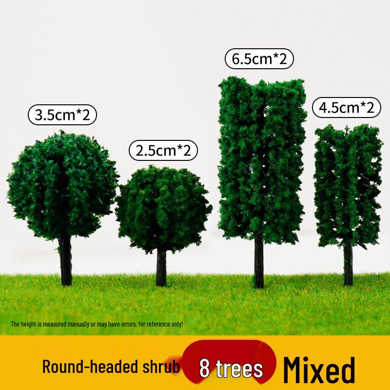DIY Sand Table Building Trees Set - Handcrafted Miniature Landscape Models with Finished Tree Trunks