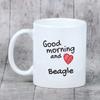 Beagle - Cup with a Dog, Personalized Cup with a Print, a Classic Gift for Everyone from the Art-Dog Brand
