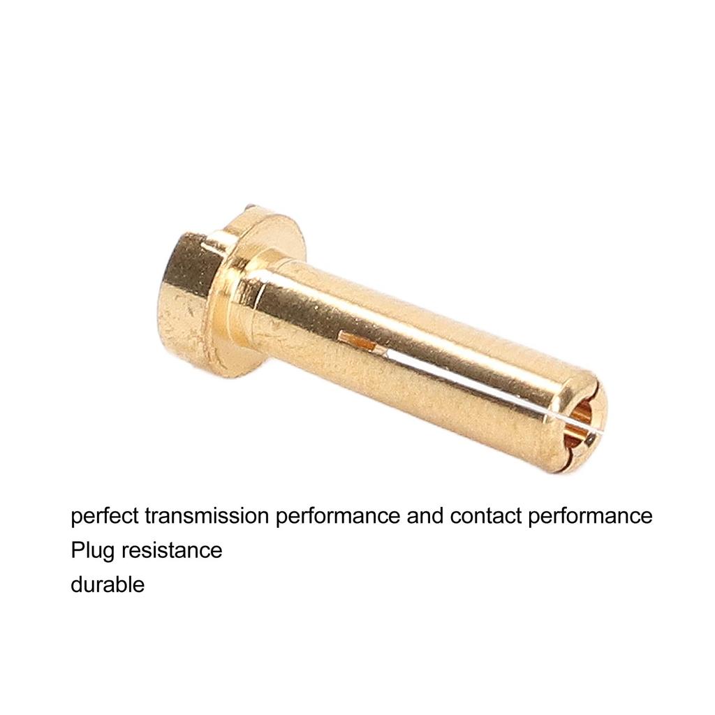 Connector Plug, RC Wire Plug, Good Contact, 4mm, High Precision Brass