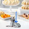 Party Cake Candle Holder Cake Topper Animal Candle Holder Goose Dog Figurine Taper Candle Holder for Cakes Candles Birthday Party Supplies