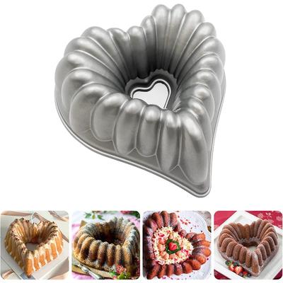Charlotte Cake Mold Aluminium Kitchen Accessories Decoration Round Christmas Valentine’s Wedding Family 3D Cake Pan