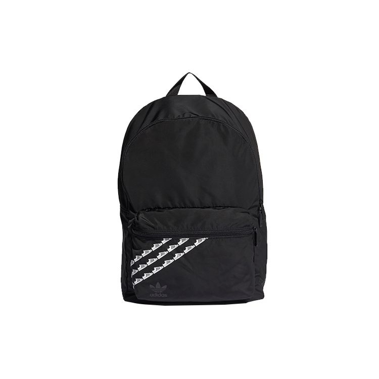Adidas Cl Backpack Retro Classic Sports Zipper Polyester Unisex Backpack Black FT9312 Black