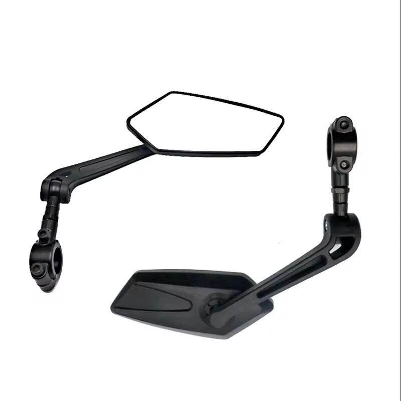 Bike Rearview Mirror Mountain Bike HD Reflection Mirror Battery Bike Adjustable Mirror Outdoor Riding Accessories