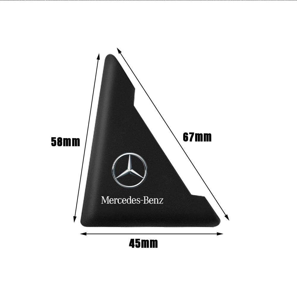 CRD1 2PCS Car Door Corner Protective Case Anti-Collision Anti-Scratch Sticker For MERCEDES BENZ AMG W204 W205 W209 W210 W211 W212 CLA