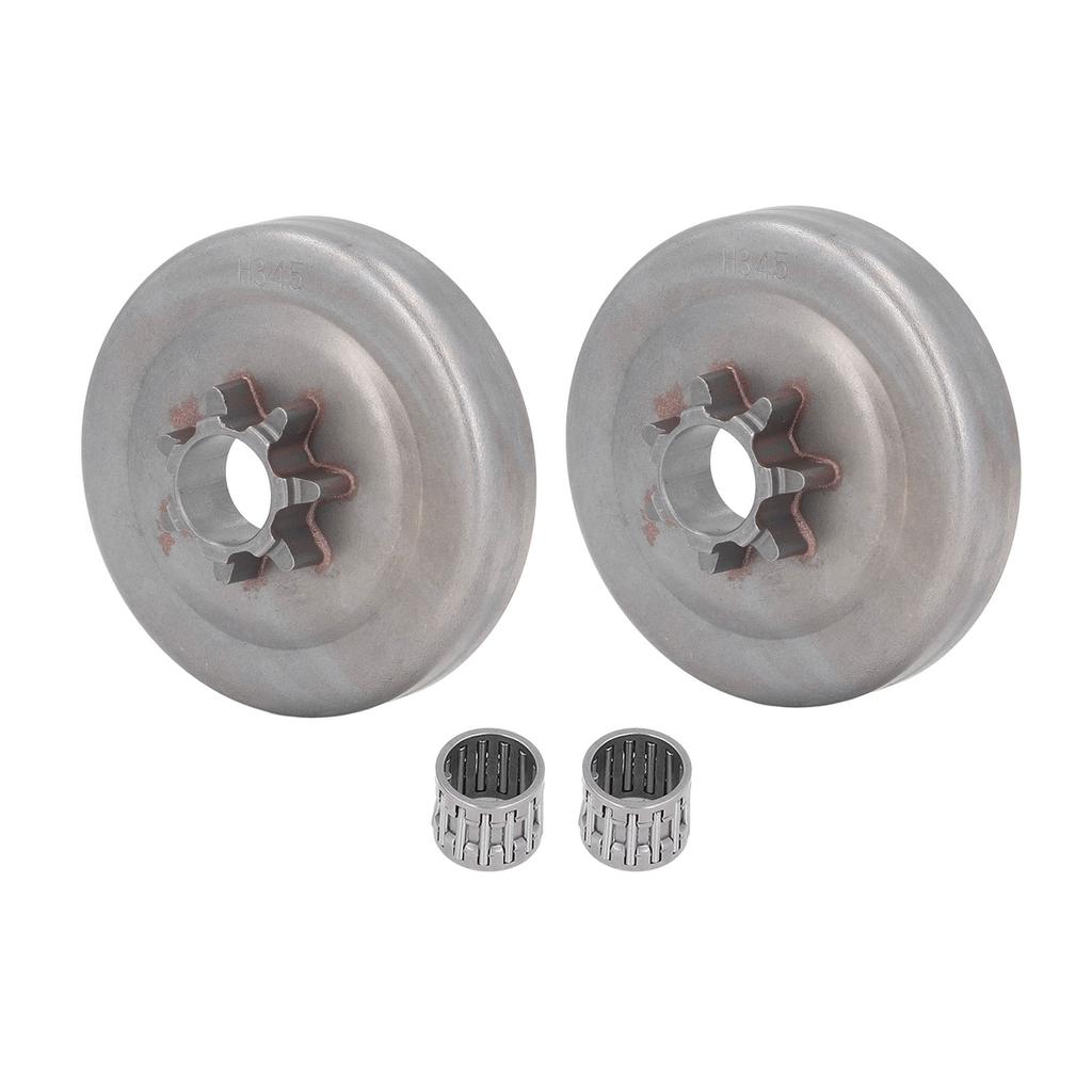 Tronçonneuse 7 Dents Tambour d'Embrayage Kit Roulement à Aiguilles Pignon Accessoires pour Husqvarna 350 340 345 445