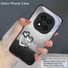 Warm and Romantic Love For Redmi Note 8 9 9S 12S 10 Pro 11 12 13 Pro+ 14 Pro K60 Ultra 13C 14C A3 12 13 Black Glass Phone Case