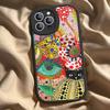 Art Y-Yayoi KusamaS Phone Case For IPhone 16 15 14 11 12 13 Pro Max Plus Back Leather Shell