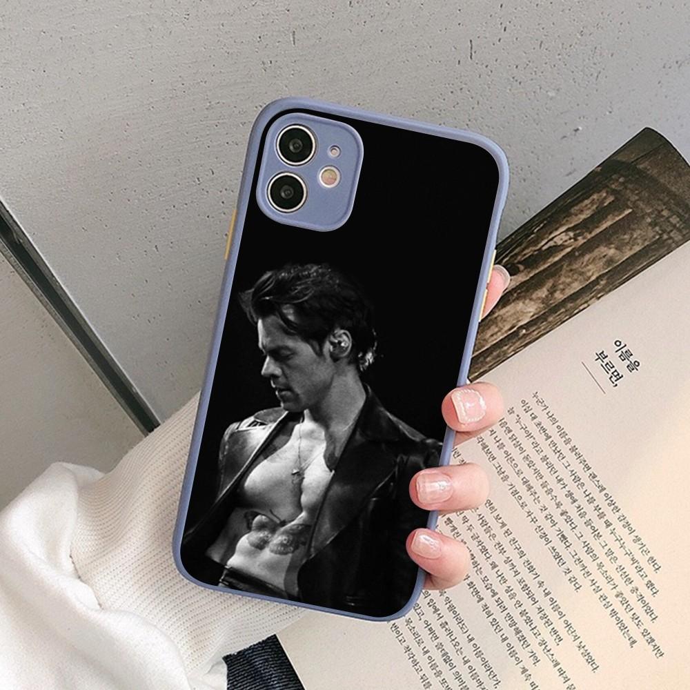 Singer H-HaRRy Fashion S-styles Handyhülle für iPhone 14 11 12 13 Mini Pro Max 8 7 Plus X XR XS MAX Durchsichtige Mattierte Hülle