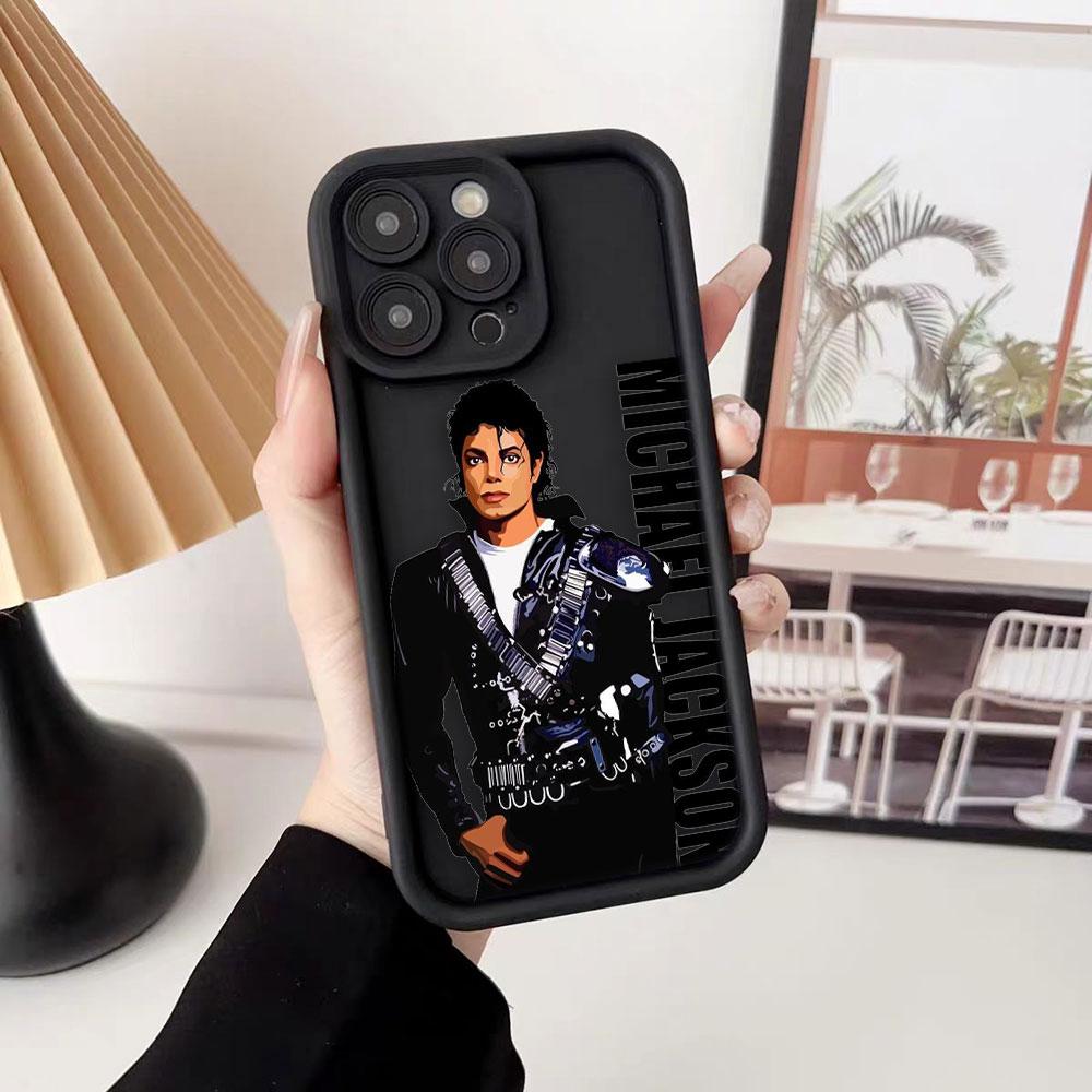 Sänger M-Michael J-Jackson Handyhülle Für iPhone Apple 17 AIR 16 16E 11 12 13 14 15 XR Plus Pro Max DIY Hülle Stoßfeste Abdeckung