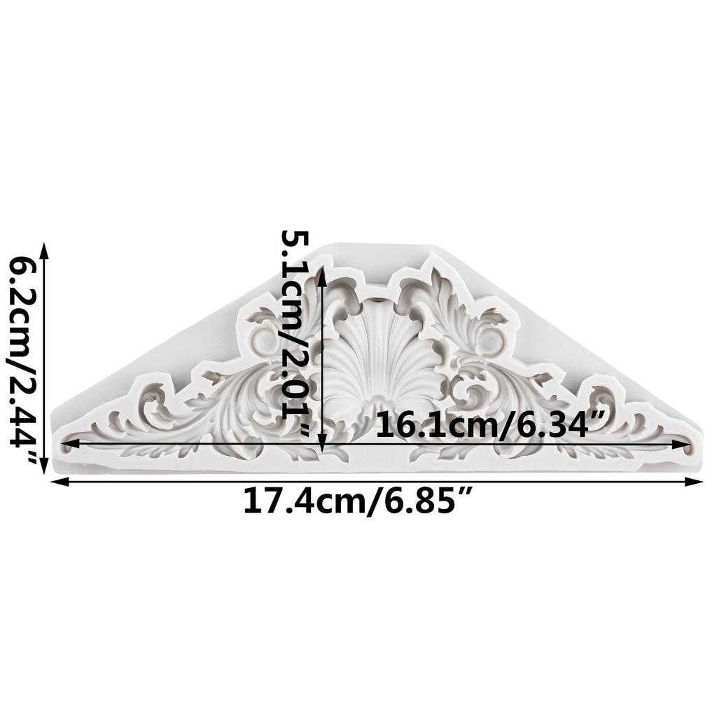 Baroque Relief Flower Lace Silicone Molds Baroque Avatar Head Fondant Mold Cake Decorating Tools Cupcake Topper Candy Chocolate Gumpaste Mold