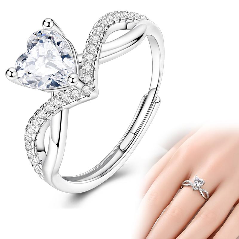 925 Silver Women Open Rings Tree of Life Clover Cat Claw Open Ring For Party Jewelry Anniversary Birthday Gift