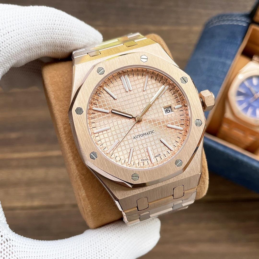 

Чоловічий автоматичний годинник Royal Oak зі сталевим браслетом 15500/15400