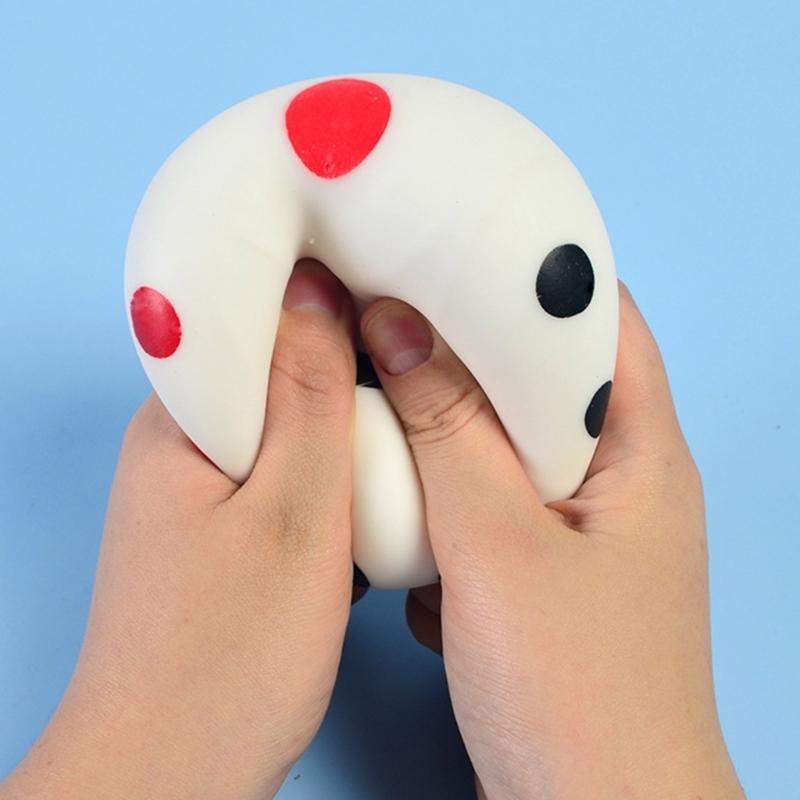 Novelty Squeeze Toy Mellow Dices Board Game Soft Bounce Squeeze Dices for Kids Anxiety Reduce Teens Party Supplies