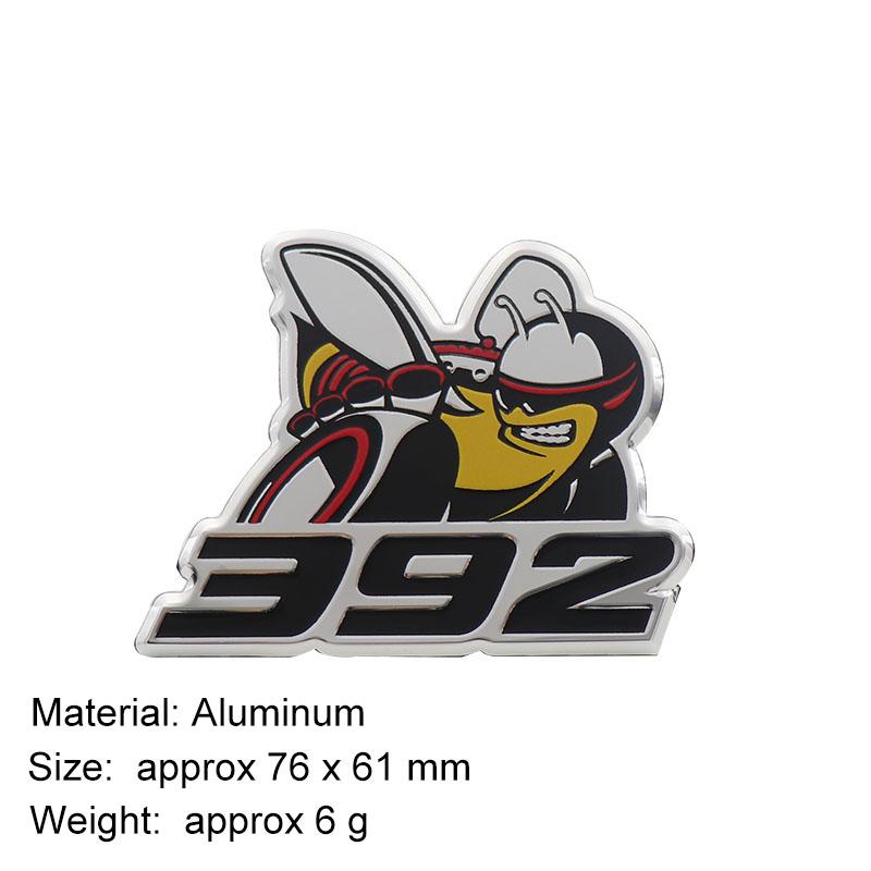 

3D Car Styling 392 car Hood Fender trunk Rear Bonnet Nameplate Decal Emblem Badge Sticker for US SUV Off Road black