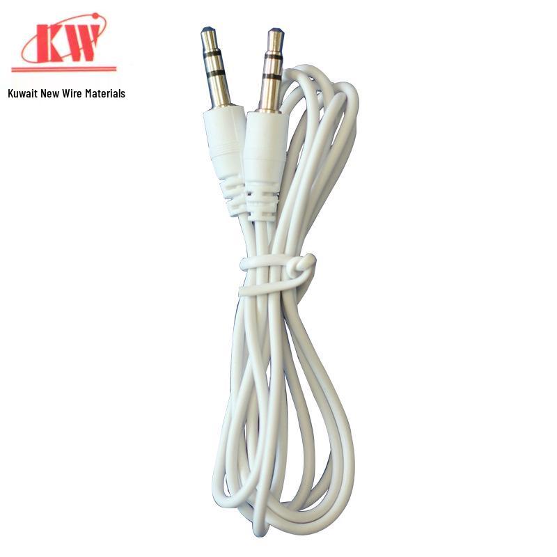 3.5mm Male-to-Male Microphone AUX Audio Cable for Live Broadcast, Mobile, Speaker, and Recording.