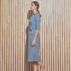 Lipbbam Creora Derosi Cara 3 4 Sleeve Long Wrap Dress Ldm11vl01