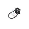 Black Square Pegboard Hook & Tool Holder Shelf - Metal Storage Rack & Accessory Display