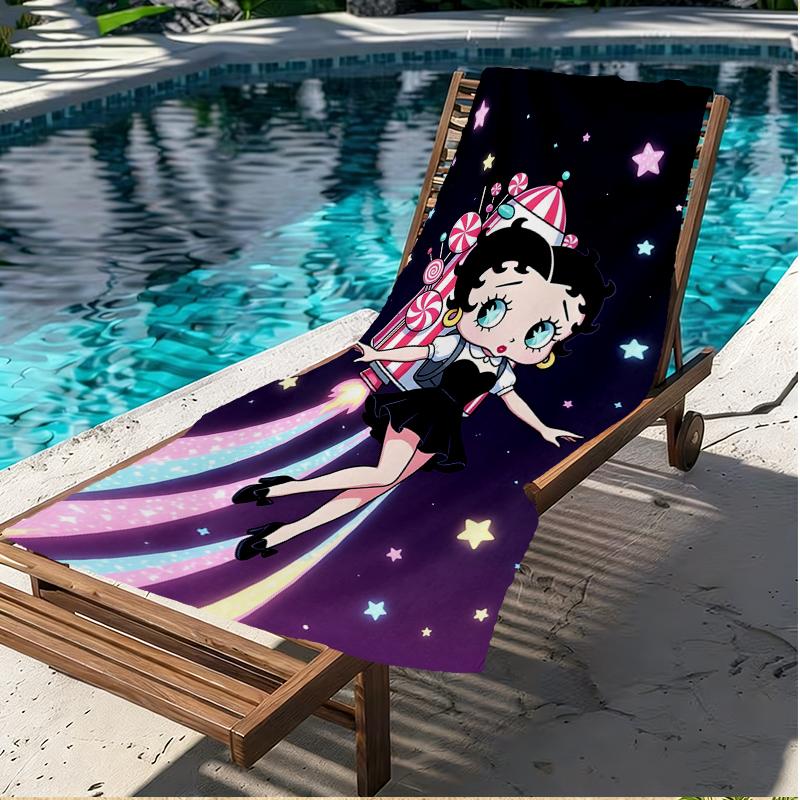Doll Print Beach Towel, Versatile Lightweight Absorbent Beach Towel for Pool Surf Yoga Bathroom, Perfect Birthday Holiday Gift