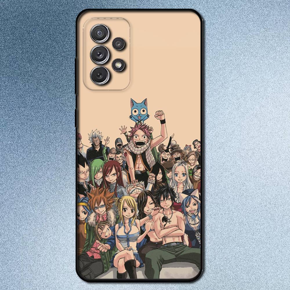 

Anime Fairy Tail Comics Phone Case For Samsung S25,S24,S21,S22,S23,S30,Ultra,S20,Plus,Fe,Lite,Note,10,9,5G Black Cover Samsung S21Ultra