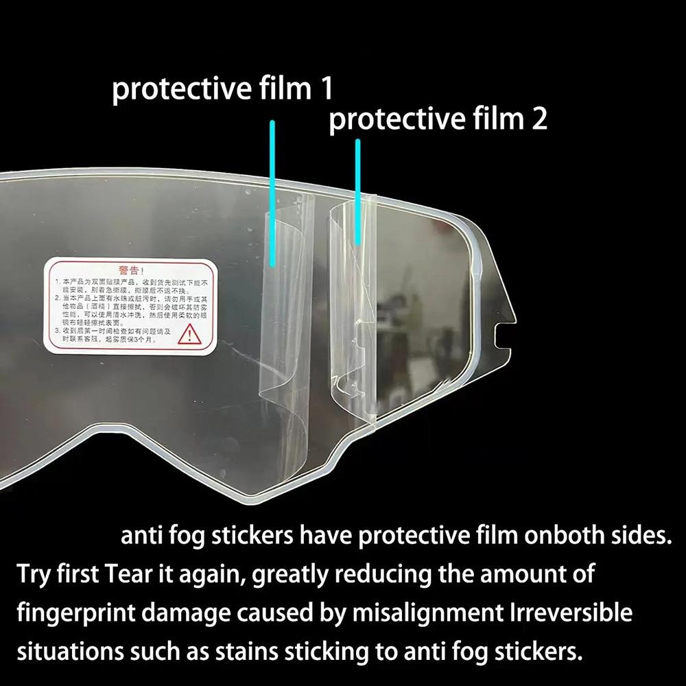 Motorcycle Helmet Visor Anti Fog Film For LS2 OF603 Anti-fog Insert Sticker