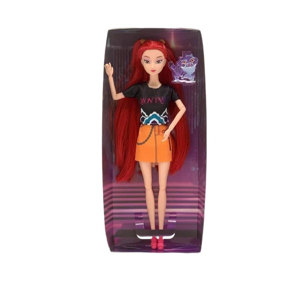 Kpop Demon Hunters Doll Rumi Zoey Mira,vinyl Toy Doll Barbie Doll Joint Movable Girl Gift