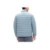 Asics Sports Lifestyle Series Einfarbig Vielseitig Warm Sport Langarmjacke Daunenmantel Herrenjacken Grau Blau 2031E864-400