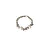 **Elegant Irregular Silver Pearl Ring for Women - Luxurious Niche Design**