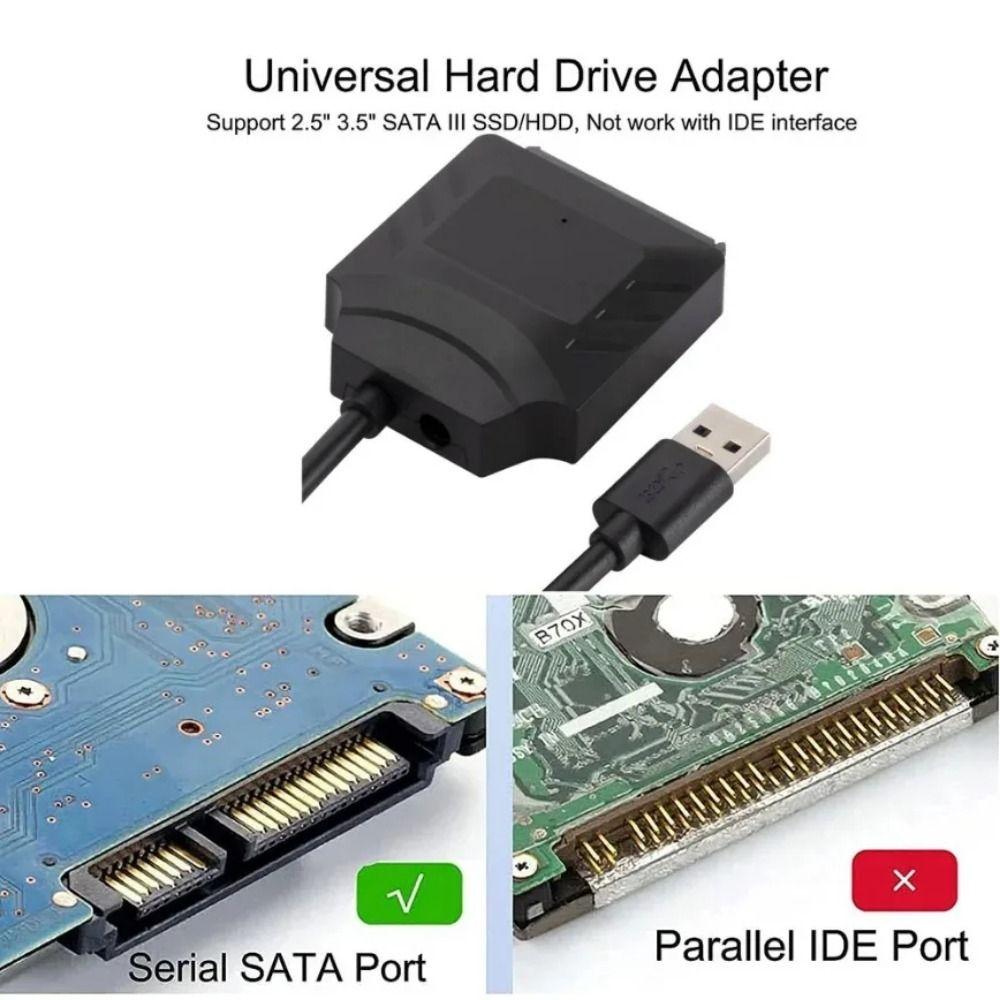 SATA Cables Cable Line Adapter USB 3.0 To SATA Line Converter Cable  for 2.5 3.5 Inch HDD SSD