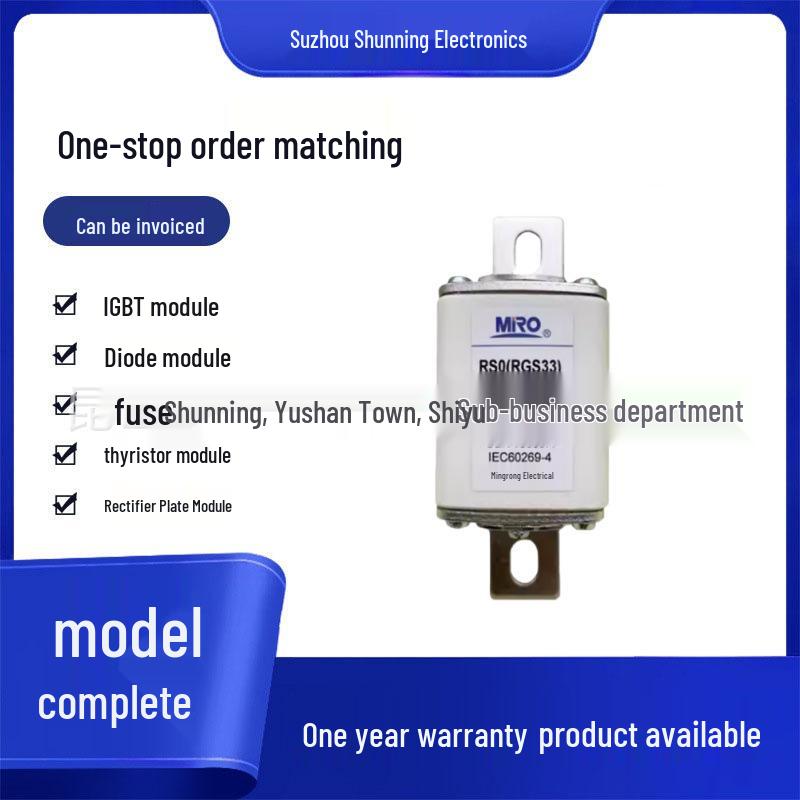 RGS36 AR Fuse 500V - All New Original Models (60A/63A/80A/90A/100A) RGS36 aR
