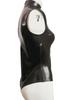 Sexy Women Pu 3D Bust High Cut Bodysuit Latex Ammonia Shaping Sexy Tights Open Crotch Pvc Shiny Cosplay Maid Leotard Plus Size