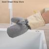 Waterproof And Heat-resistant, Thickened Silver-thread Dishwashing Gloves, And Wear-resistant Kitchen Cleaning Brush.