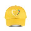 Autism Support Heart Puzzle Baseball Cap Fashion Unisex Sunhat Womens Outdoor Sports Snapback Cap