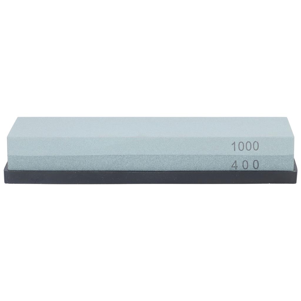 400 1000 Grit Sharpening Stone Dual Sided Finishing Whetstone Kit with Non Slip Rubber Pad
